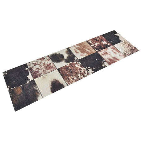 Vidaxx Kitchen Mat Washable Animal Skin Print 60x180 cm Velvet