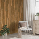 Vidaxl Wall Panels Wood Look 4,12 m² PVC Brown