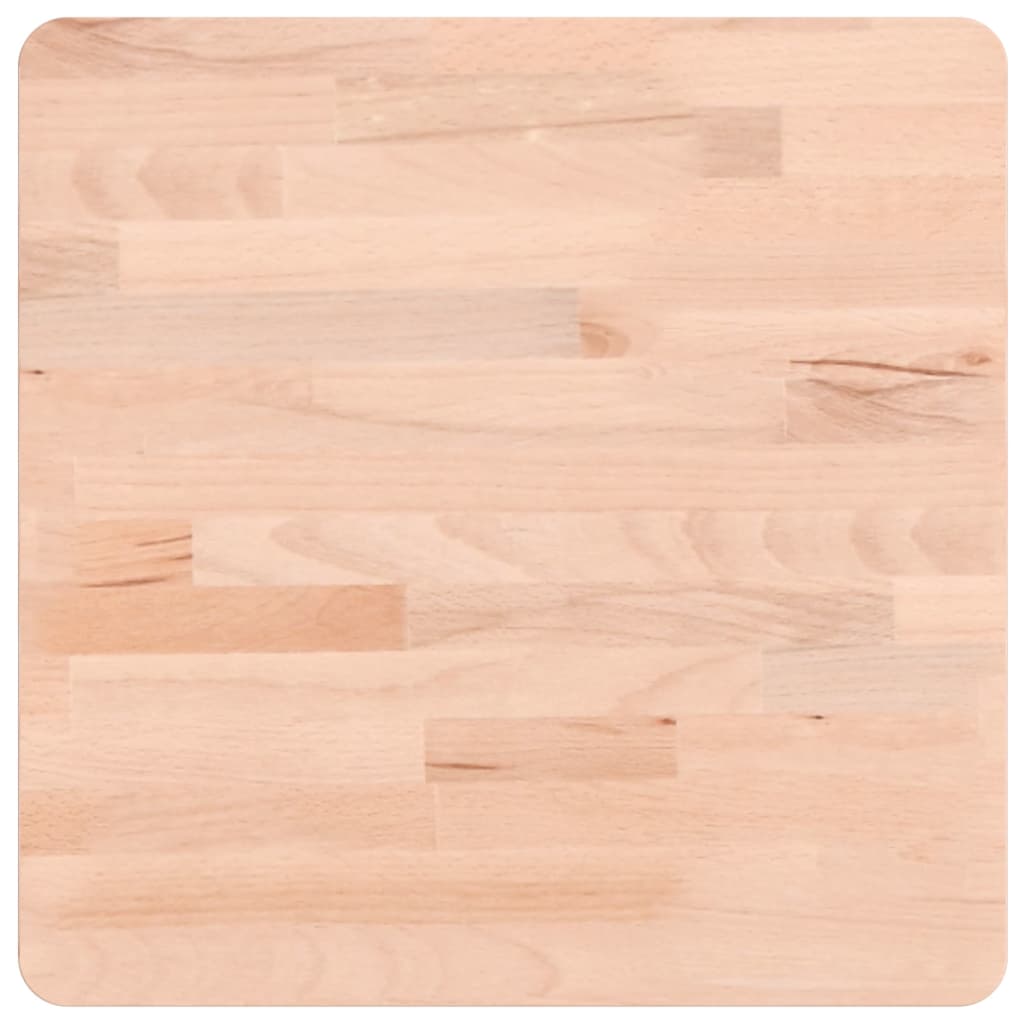 Vidaxl tafelblad vierkant 40x40x2,5 cm massief beukenhout