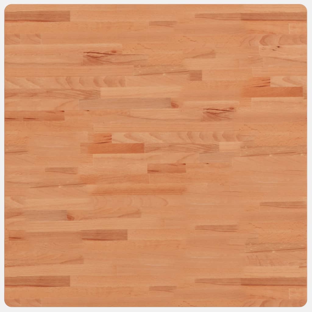 Vidaxl tafelblad vierkant 80x80x1,5 cm massief beukenhout