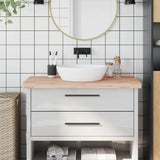 Vidaxx Washbasin Top 100x50x4 cm fast bøg træ