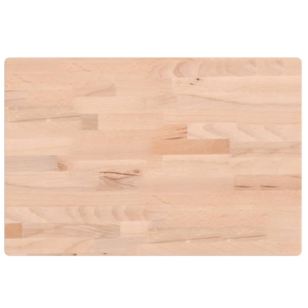 Vidaxx Washbasin Top 60x40x4 cm fast bøg træ
