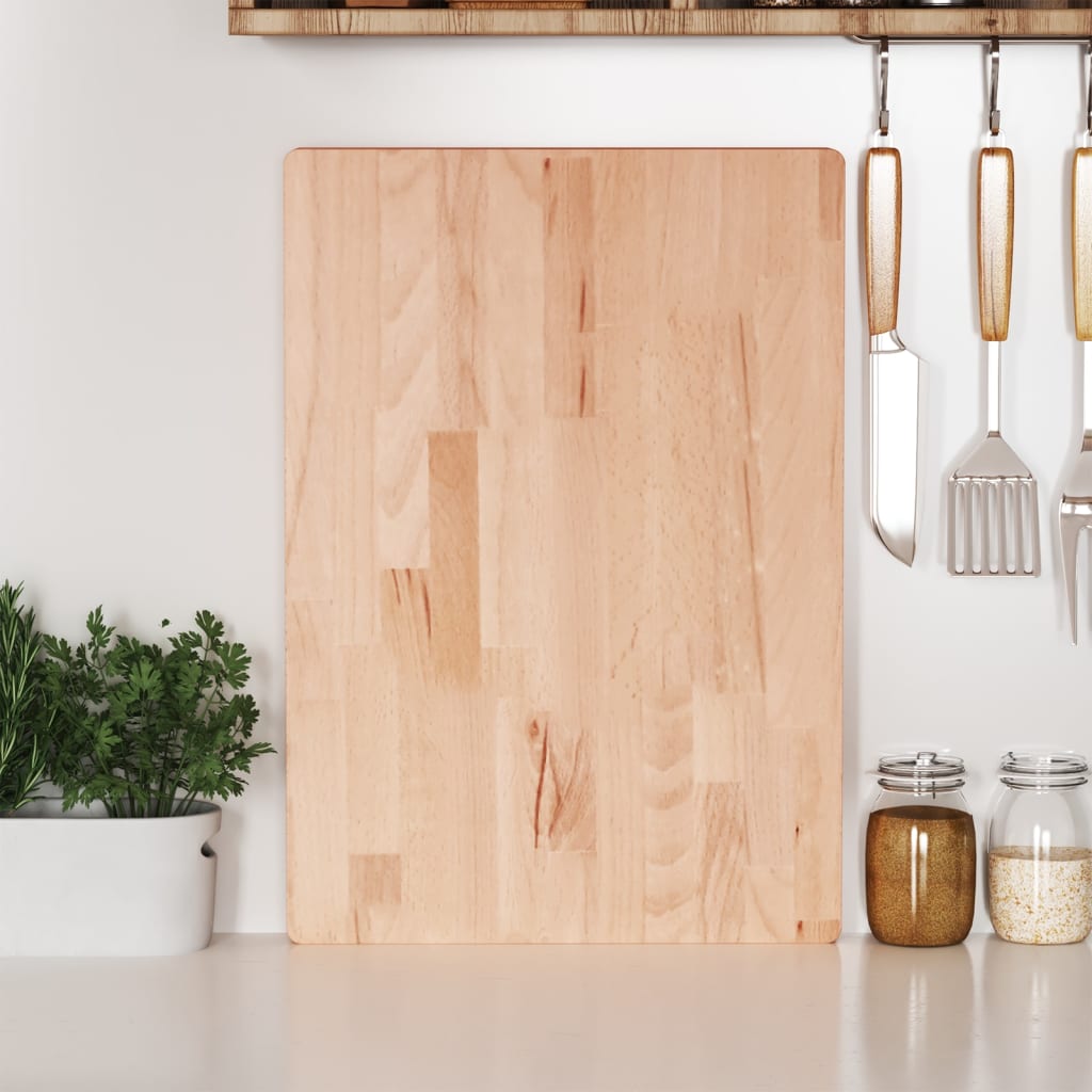 Vidaxx skærebræt 50x35x4 cm massiv bøgetræ