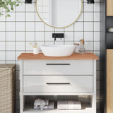 Vidaxx Washbasin Top 100x50x2,5 cm fast bøg træ