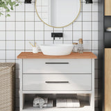 Vidaxx Washbasin Top 100x60x2,5 cm fast bøg træ