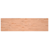 Vidaxl bureaublad 200x55x2,5 cm massief beukenhout