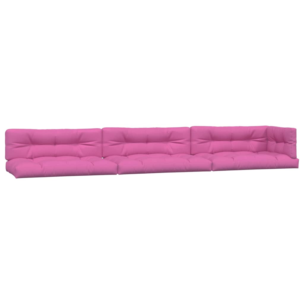 VidaXL pallehynder 7 stk stof pink