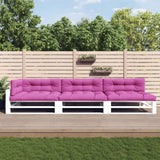 VidaXL pallehynder 7 stk stof pink