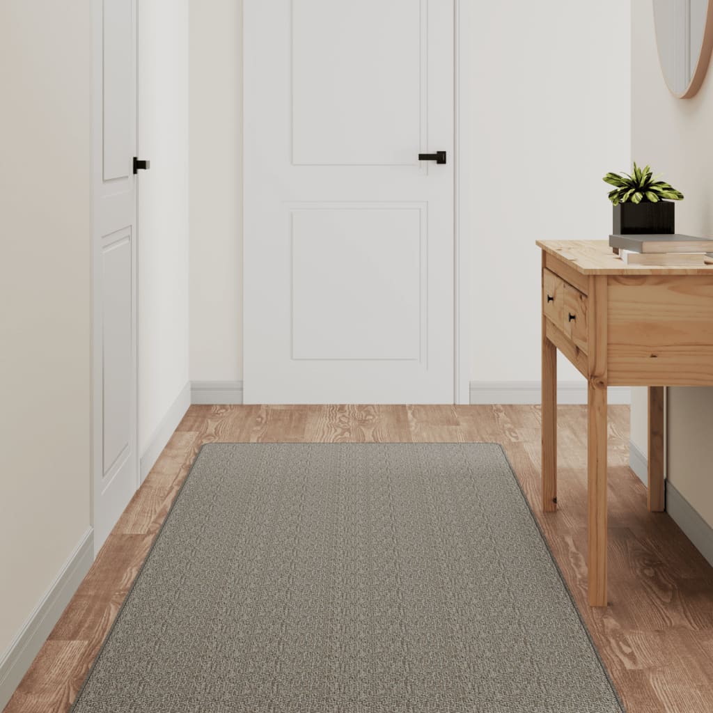 Vidaxx Carpet Runner 80x150 cm Sisal ser sølvfarvet ud