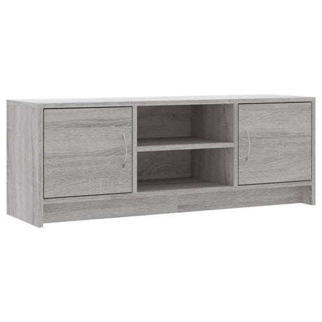 Vidaxl tv-meubel 102x30x37,5 cm bewerkt hout grijs sonoma eikenkleurig