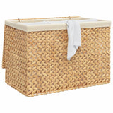 Vidaxl vaskeri kurv med 3 rum 75x42,5x52 cm vandhyacint