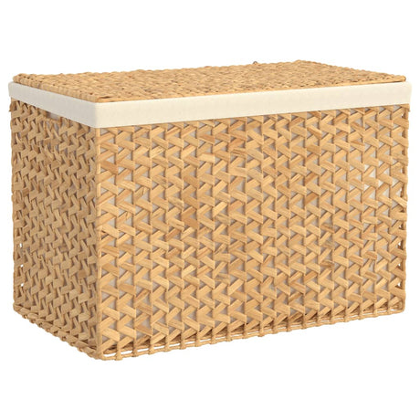 Vidaxl vaskeri kurv med 3 rum 75x42,5x52 cm vandhyacint