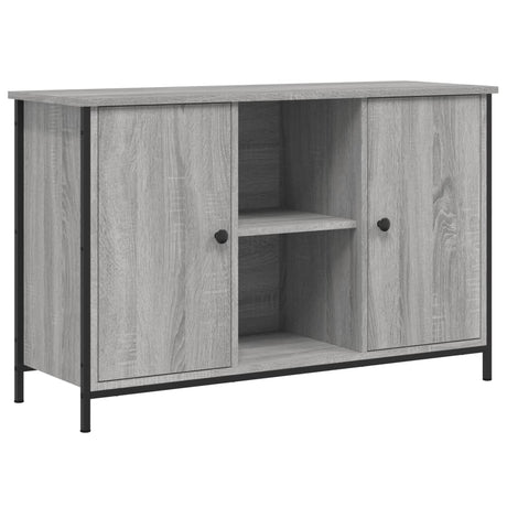 Vidaxl tv-meubel 100x35x65 cm bewerkt hout grijs sonoma eikenkleurig
