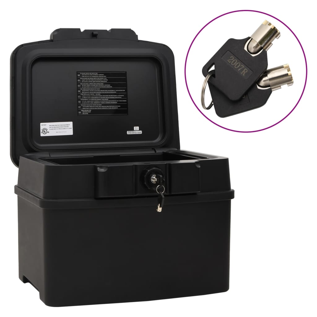 Vidaxx Safe 44x37x34 cm sort