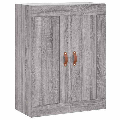 Vidaxl wandkast 69,5x34x90 cm bewerkt hout grijs sonoma eikenkleurig
