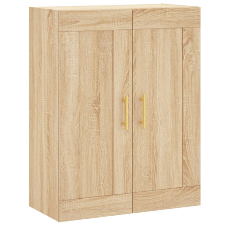 Vidaxl wandkast 69,5x34x90 cm bewerkt hout sonoma eikenkleurig