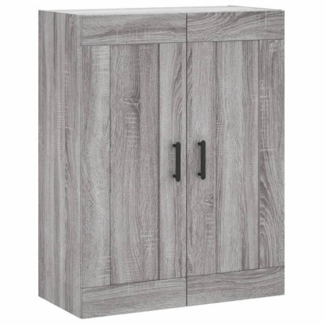 Vidaxl wandkast 69,5x34x90 cm bewerkt hout grijs sonoma eikenkleurig
