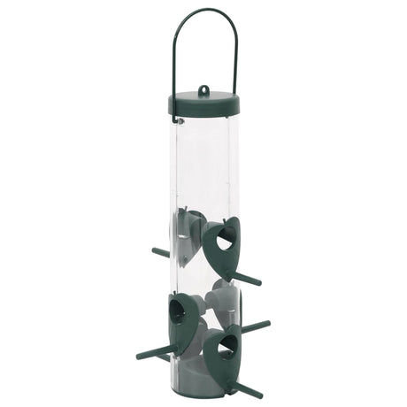 Vidaxl Bird Feeders 3 stk 17x17x32 cm mørkegrøn