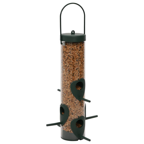 Vidaxl Bird Feeders 3 stk 17x17x32 cm mørkegrøn