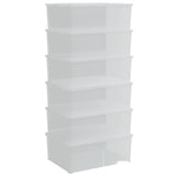 Vidaxl opbevaringsbokse 6 s stable 10 l plast