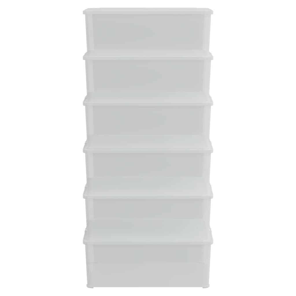 Vidaxl opbevaringsbokse 6 s stable 10 l plast