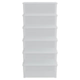 Vidaxl opbevaringsbokse 6 s stable 10 l plast