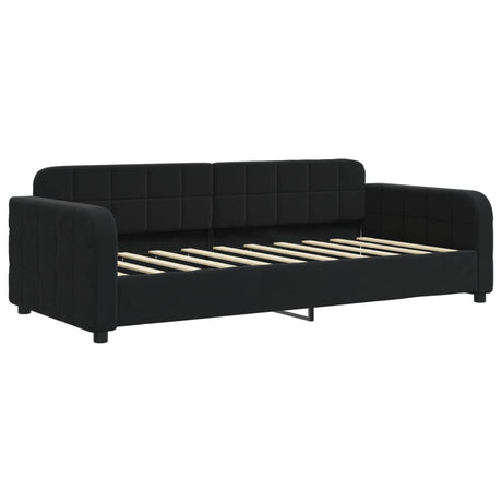 Vidaxl slaapbank 90x190 cm fluweel zwart