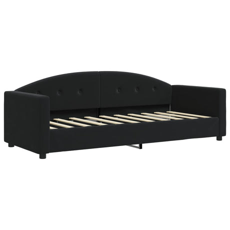 Vidaxl slaapbank 80x200 cm fluweel zwart