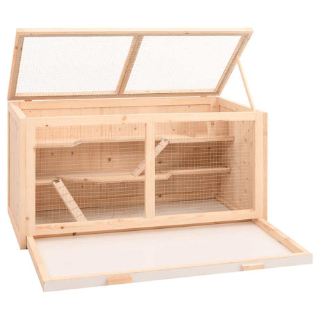 Vidaxx hamster cage 104x52x54 cm solid pine wood