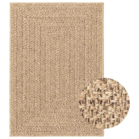 Vidaxl Rug Zizur indendørs og udendørs 160x230 cm jute look