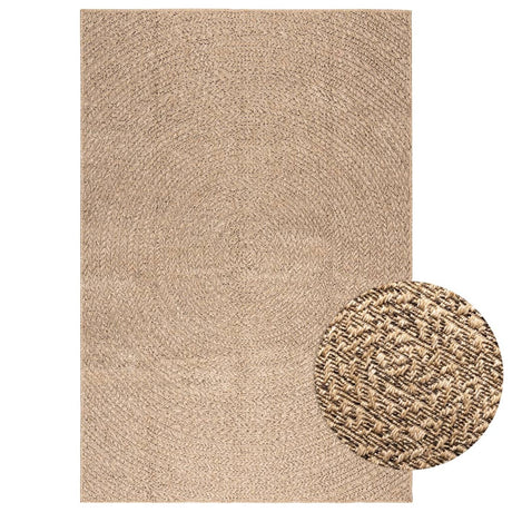 Vidaxl Rug Zizur indendørs og udendørs 140x200 cm jute look