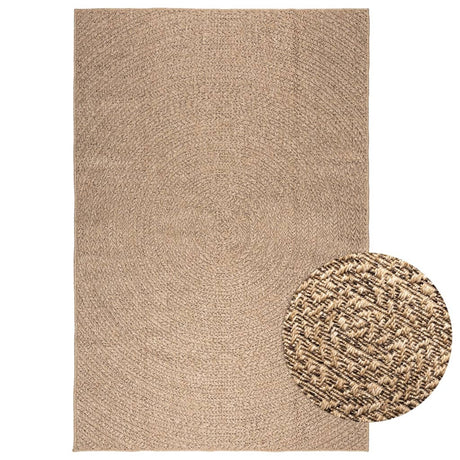 Vidaxl Rug Zizur Indoor og Outdoor 200x290 cm Jute Look