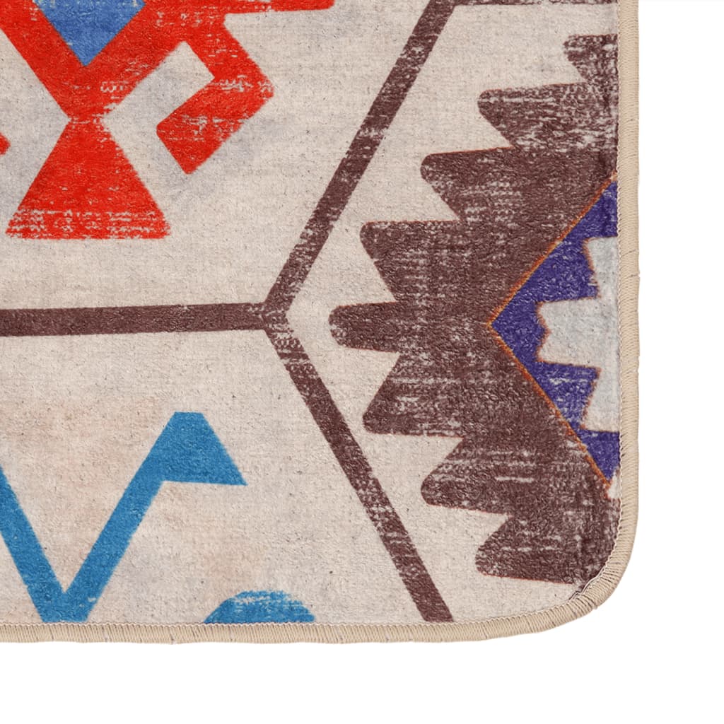 Vidaxx Rug Washable Anti-Slip 160x230 cm Multi-farvet