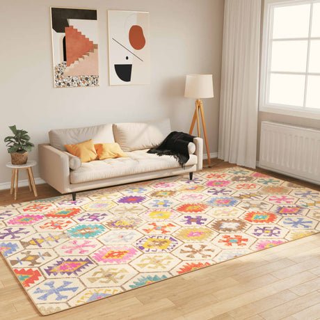 Vidaxx Rug Washable Anti-Slip 190x300 cm Multi-farvet