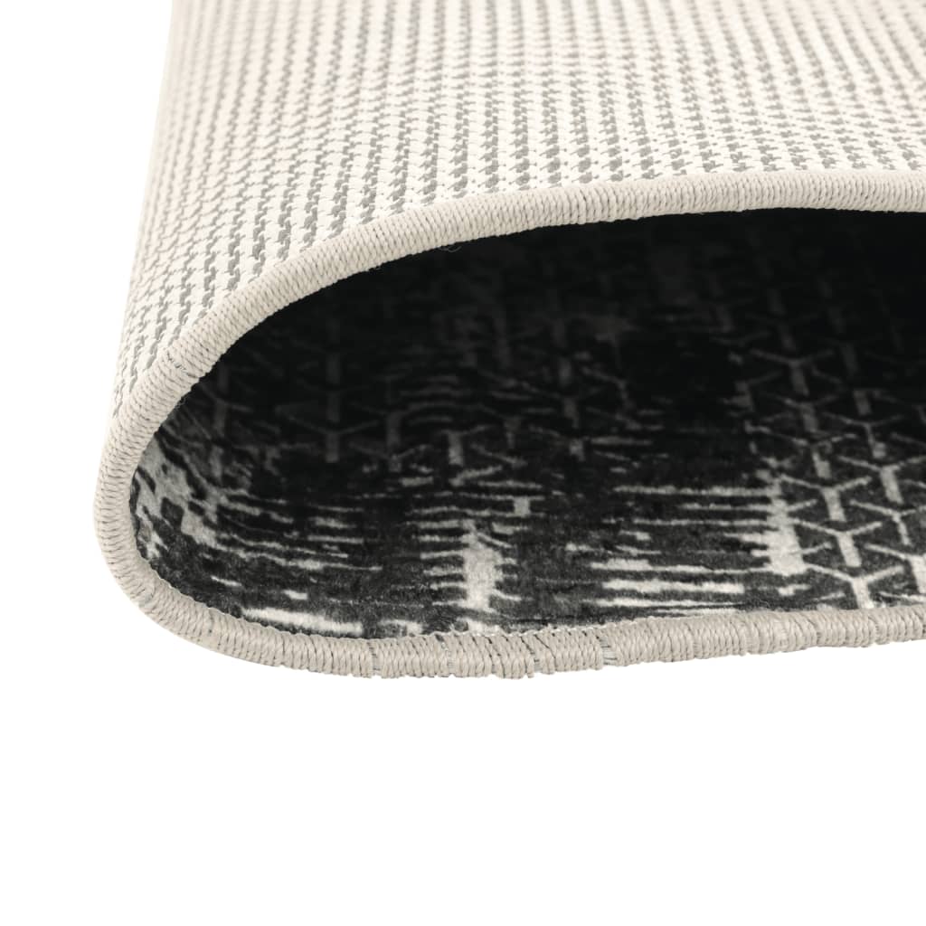 Vidaxx tæppe vaskbart anti-slip Ø 120 cm flerfarvet