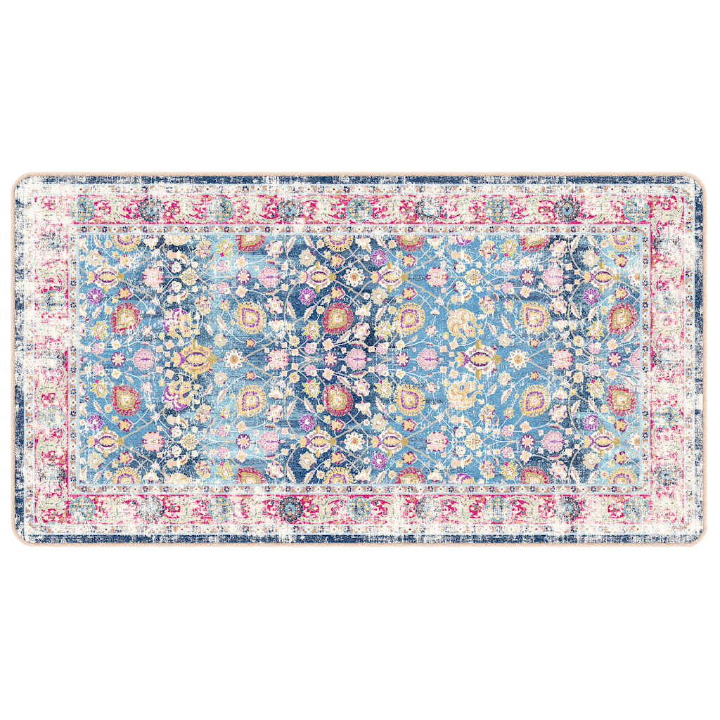Vidaxx Rug Washable Anti-SLIP 80x150 cm Multi-farvet