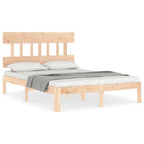 Vidaxl bedframe zonder matras massief grenenhout 140x200 cm