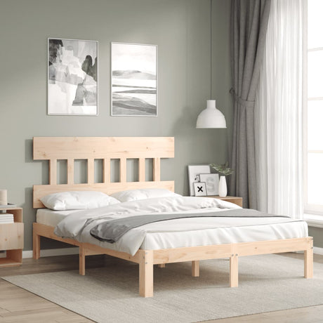 Vidaxl bedframe zonder matras massief grenenhout 140x200 cm
