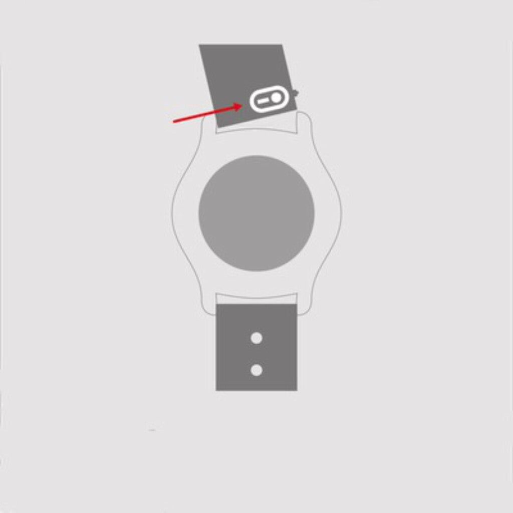 Justincase activeflex strap voor samsung galaxy watch 20mm khaki