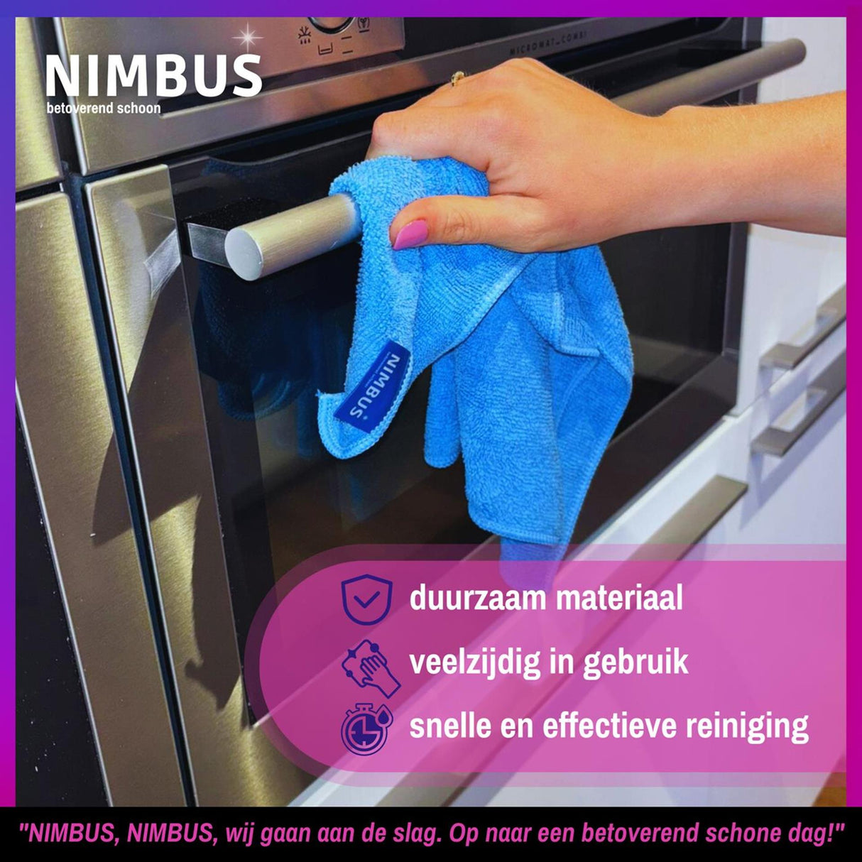 Nimbus magisk renseklud 40x40cm