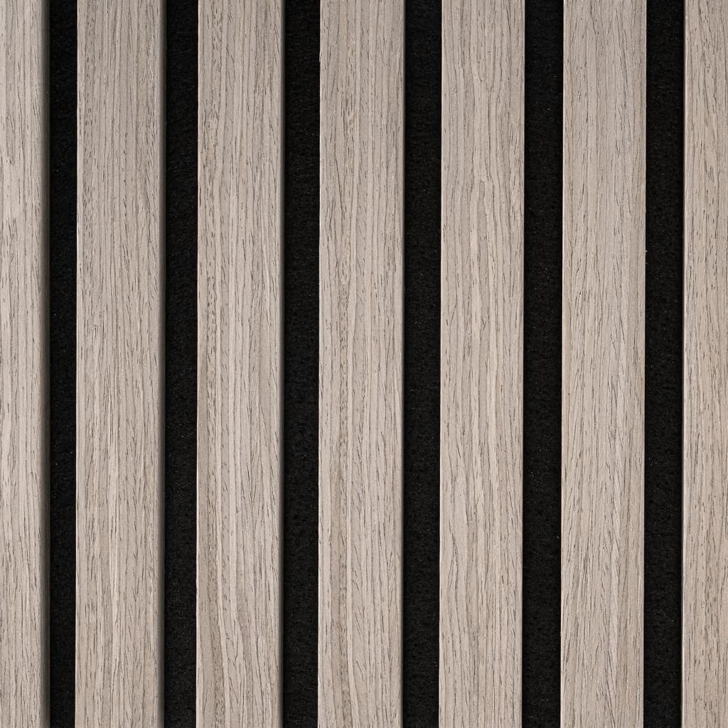 WALLART AKUPANELS 4 PCS Akustisk grå eg