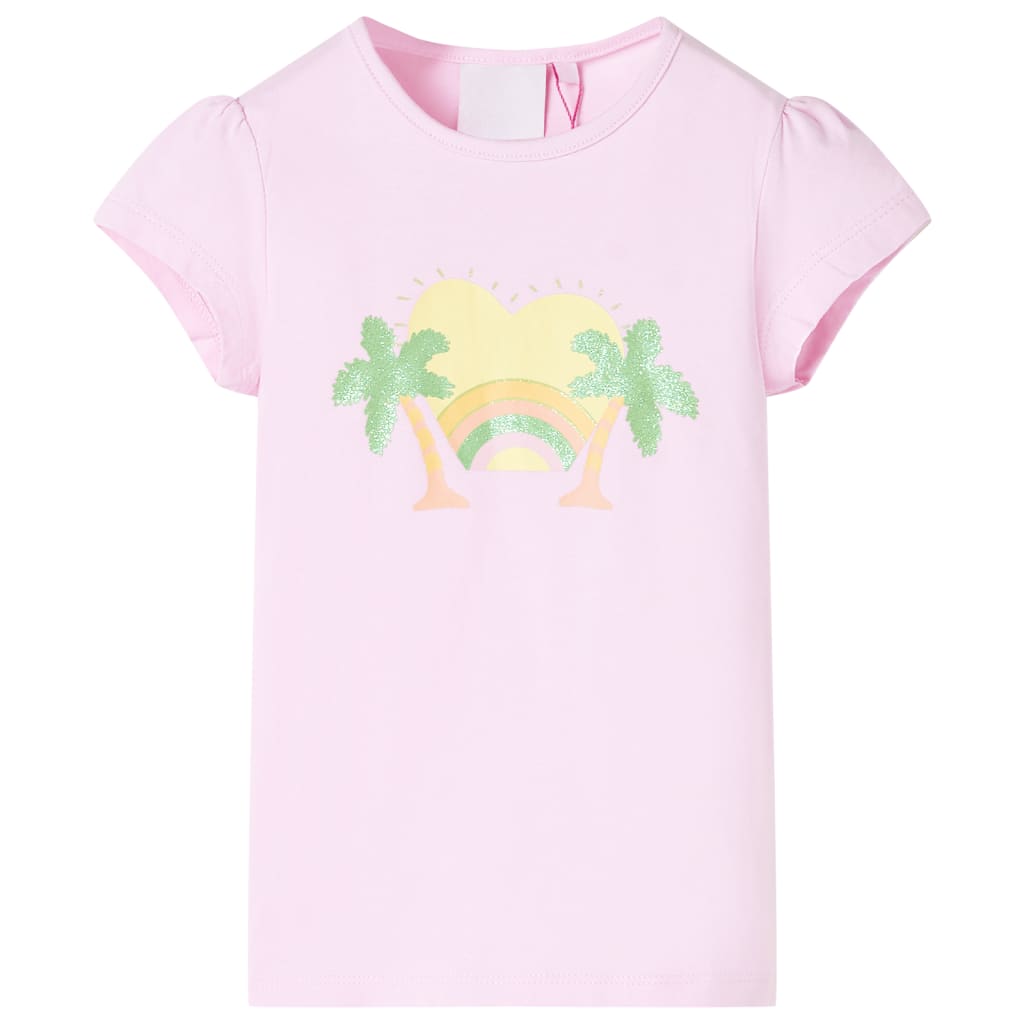 Vidaxl børneshirt 140 lyserosa