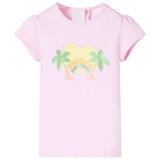 Vidaxl børneshirt 140 lyserosa