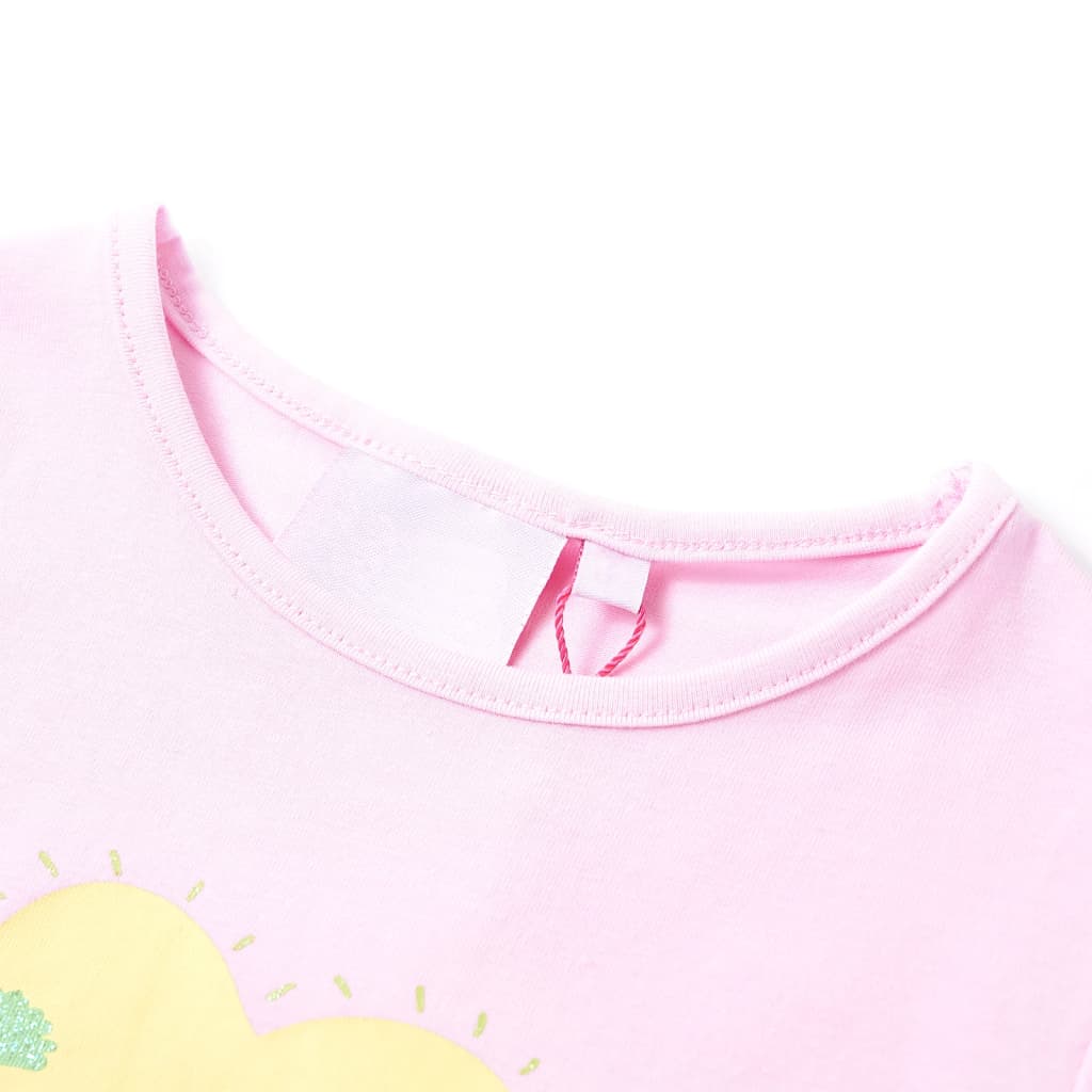Vidaxl børneshirt 140 lyserosa