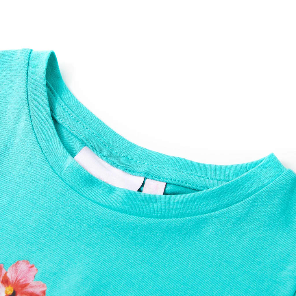 Vidaxl børneshirt 140 mynte