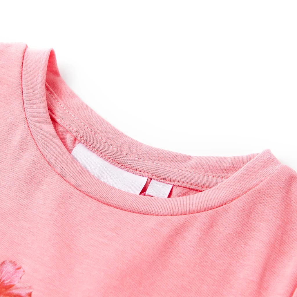 VidaXL børneskjorte 128 neon pink