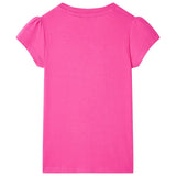 Vidaxl børneshirt 104 mørk pink