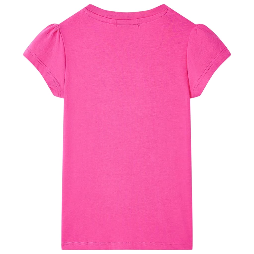 Vidaxl børneshirt 116 mørk pink