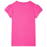 Vidaxl børneshirt 116 mørk pink