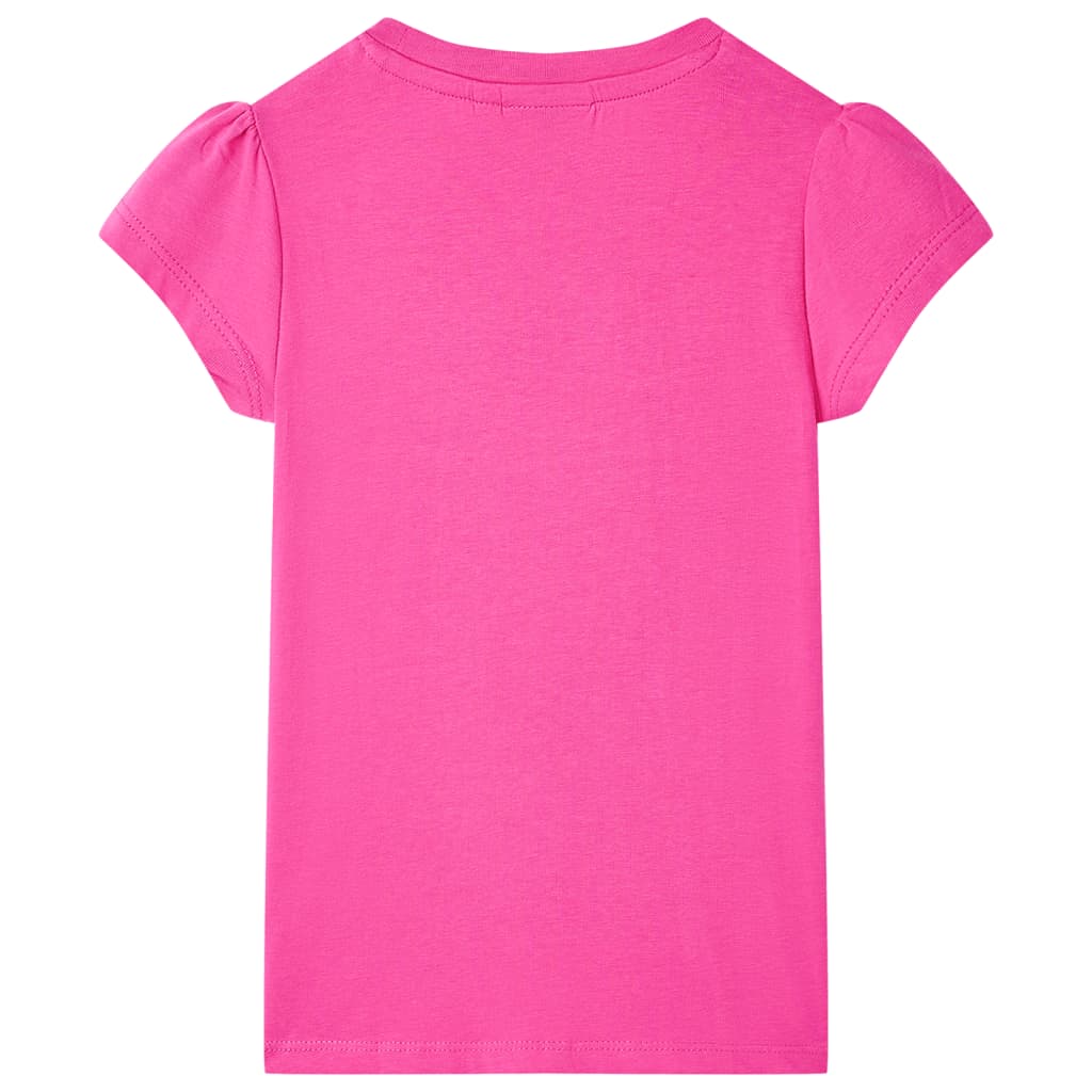 Vidaxl Børns skjorte 140 mørk pink